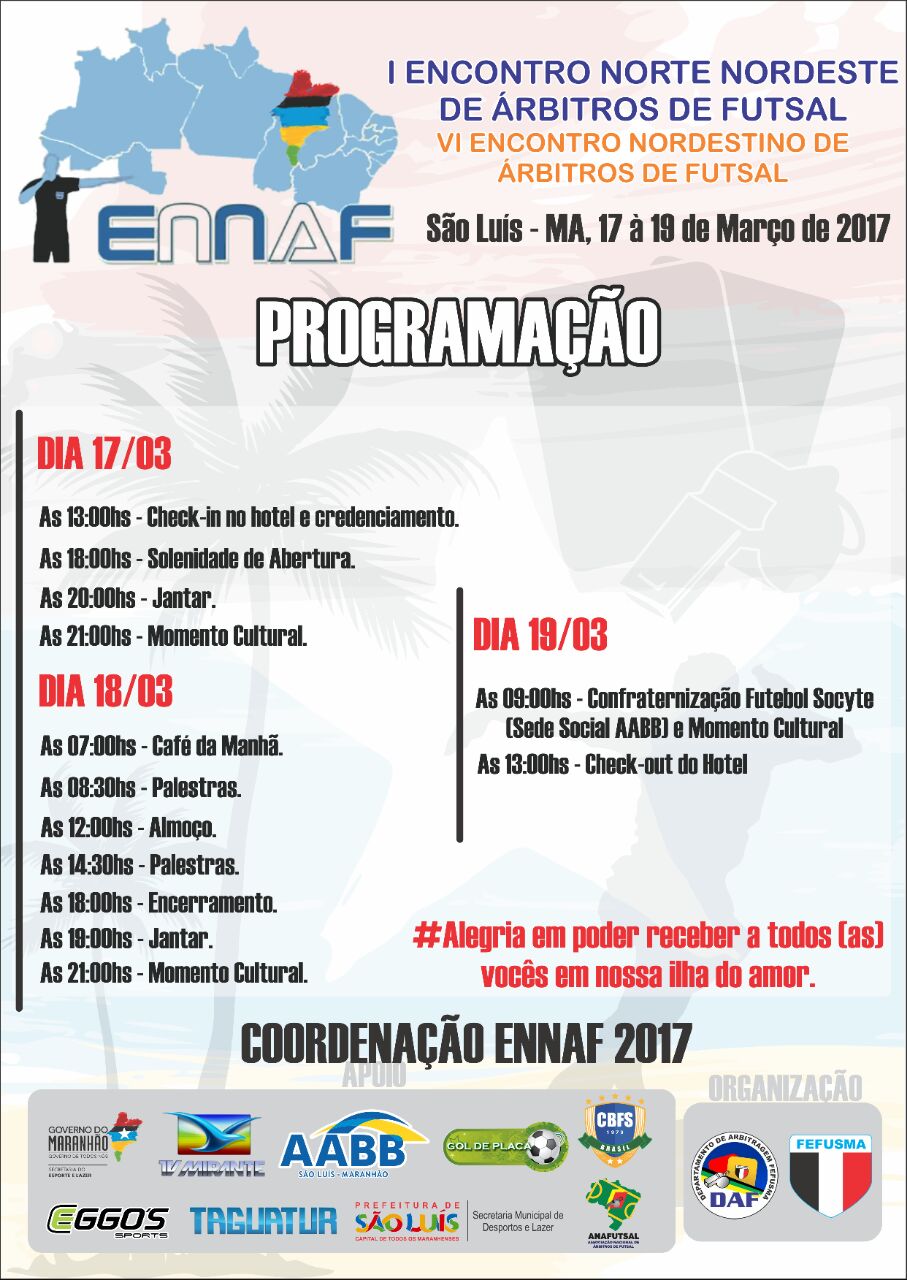 VI ENCONTRO NORDESTINO DE ÁRBITROS DE FUTSAL