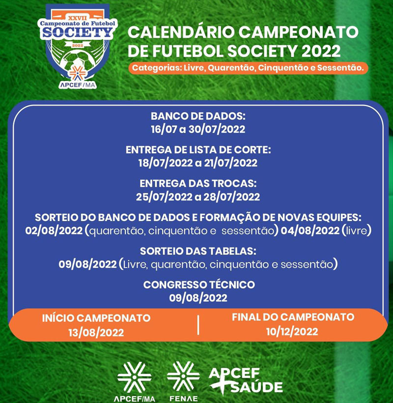 CALENDÁRIO SOCIETY 2022 (APCEF))