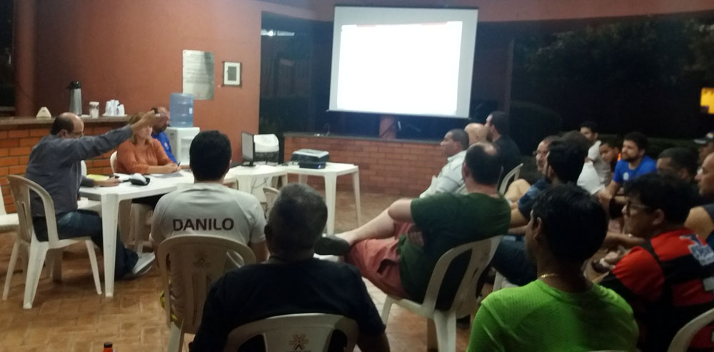 DIRETORIA DA APCEF FEZ OS ÚLTIMOS AJUSTES PARA O CAMPEONATO DE FUTSAL!