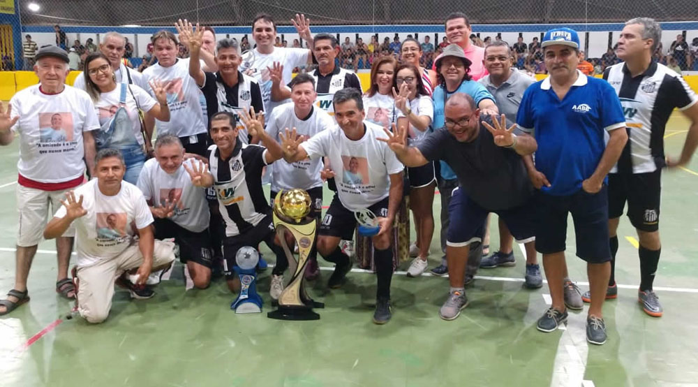 SANTOS TETRACAMPEÃO - 2015-2016-2017-2018 (AABB-CINQUENTÃO-OURO)